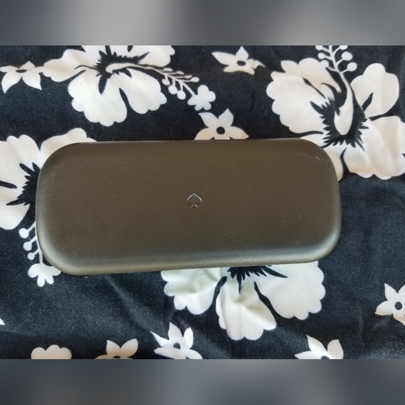 EUC KATE SPADE SUNGLASS CASE GREEN AND BLACK - Picture 7 of 10